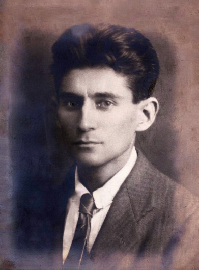 a portrait for author franz kafka