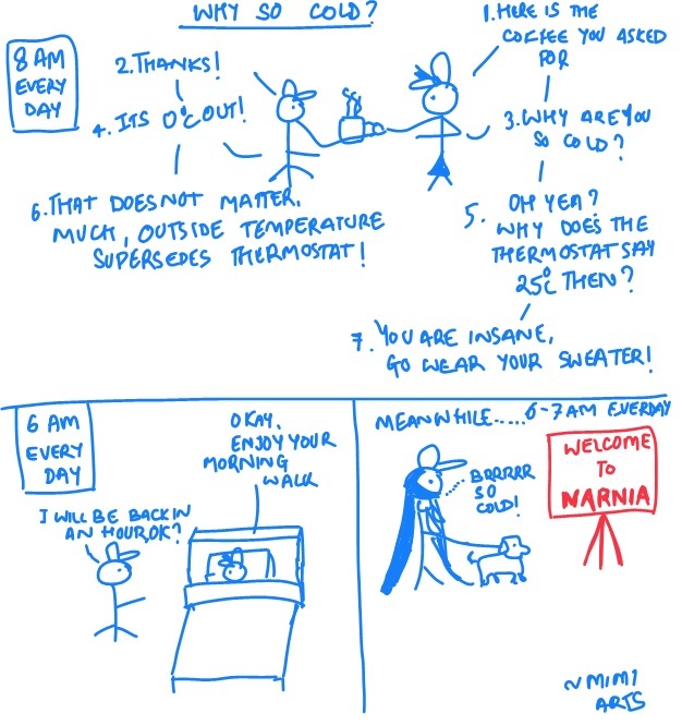 funny comic about narnia cold