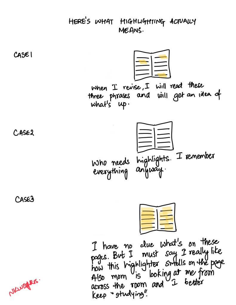 how to highlight in books comic