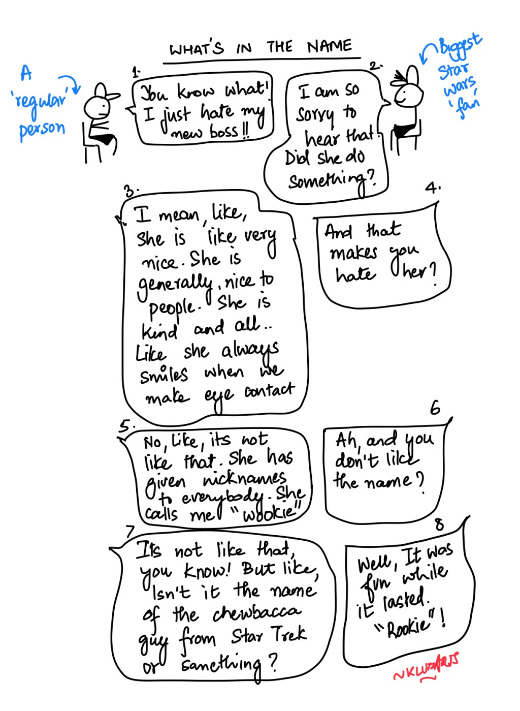 When a Star War Fan Talks to a Regular Fella –&nbsp;Comic