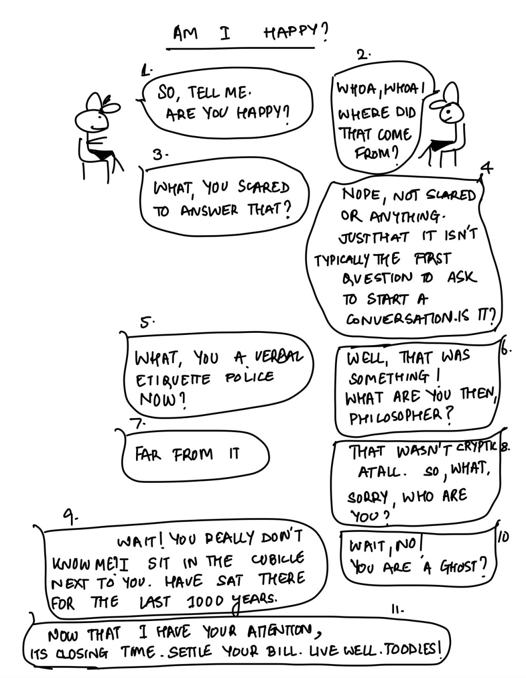 Talking to a Philosopher Ghost –&nbsp;Comic
