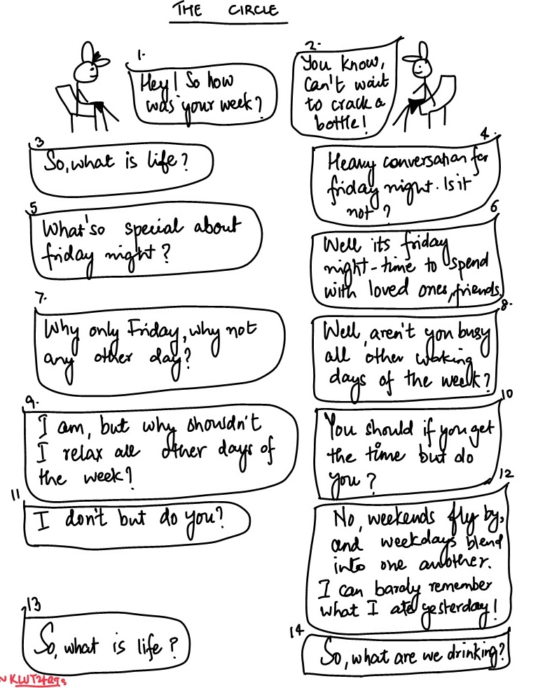 The Vicious Circle of Small Talk – Comic