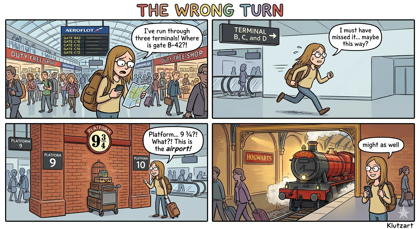 comic about hidden platform on train station