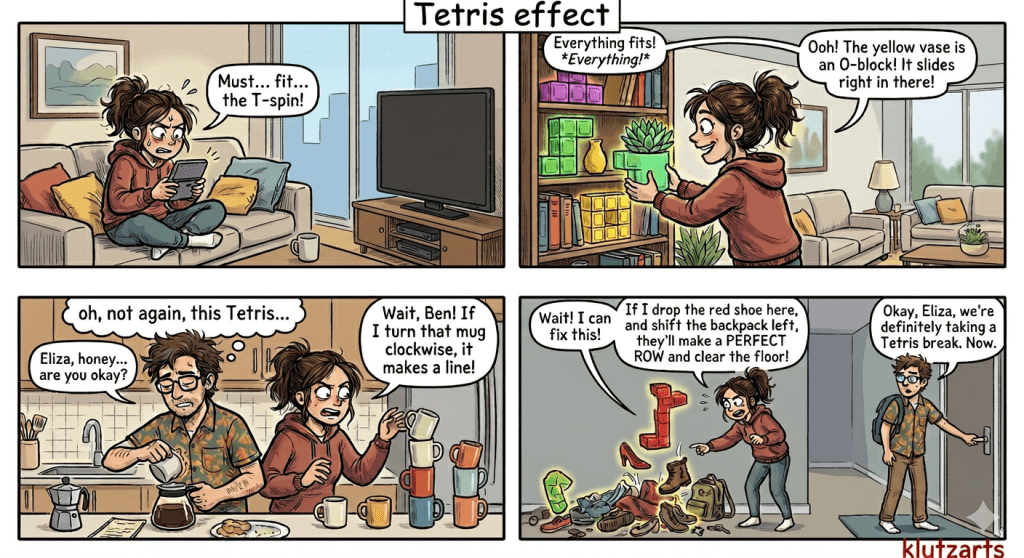 Side-effects of Playing TOO MUCH Tetris –&nbsp;Comic