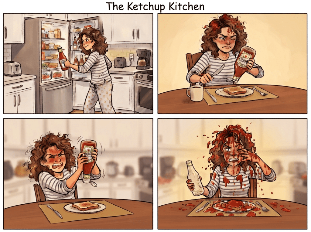 Tomato Ketchup vs Humans –&nbsp;Comic