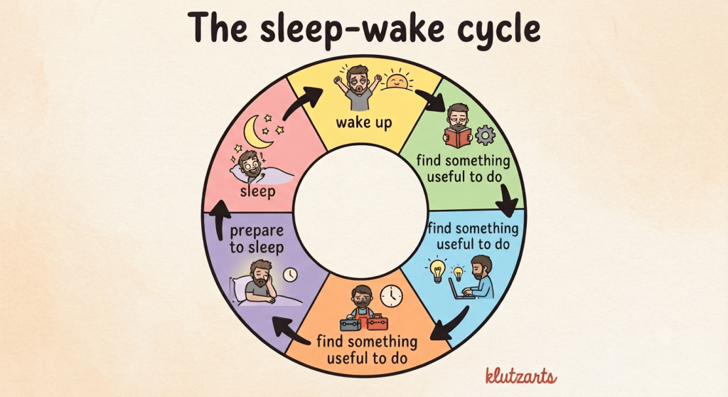 The MOST COMMON Sleep-Wake Cycle –&nbsp;Comic